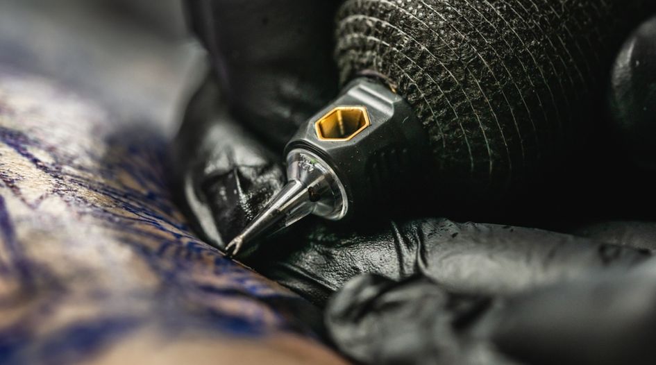 Ink Boss tattoo detail