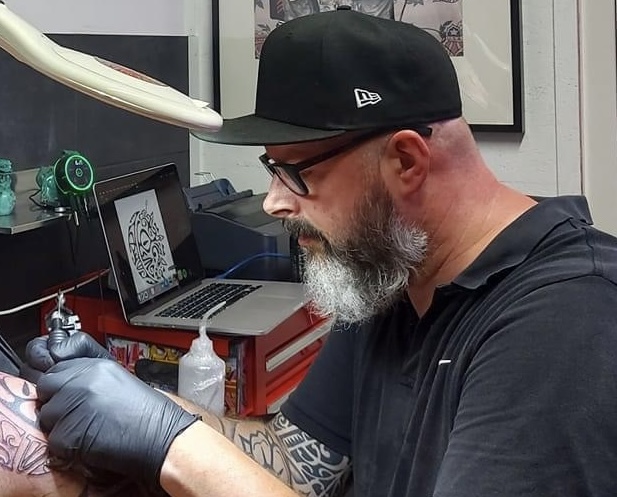 Ink Boss tattoo detail